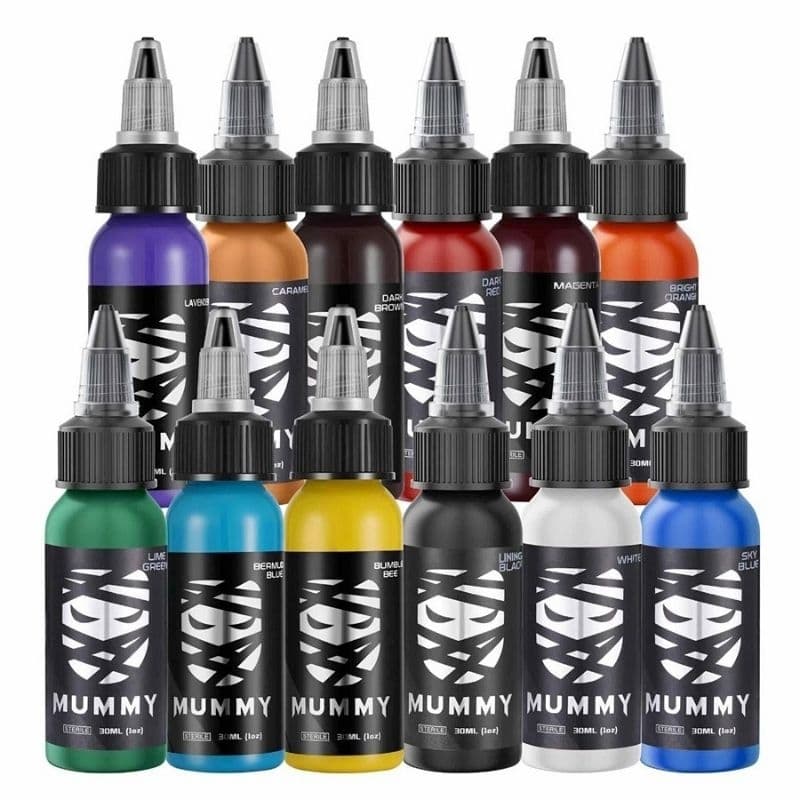 สีสัก สีมัมมี่ สีสักลาย Mummy tattoo ink สีสวยแจ่มติดชัด รูปที่ 8