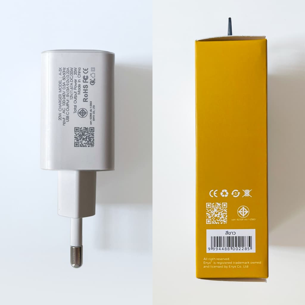 ENYX สายชาร์จ C-3X PD 20W Type-C to L ชาร์จเร็ว Fast Charge หัวชาร์จ USB-C Cable สำหรับ IP รูปที่ 9