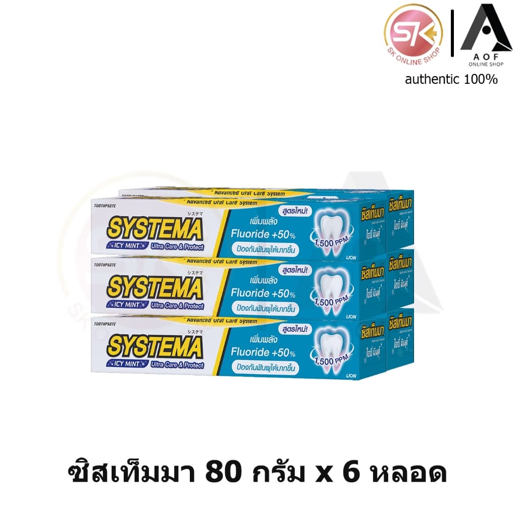 Systema ซิสเท็มมา ยาสีฟัน 80 กรัม x 6 หลอด รูปที่ 5