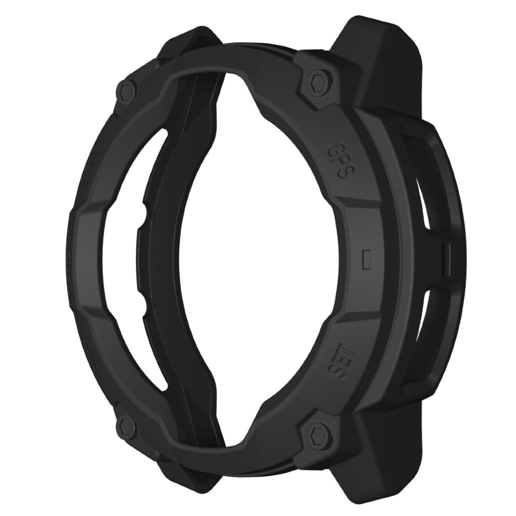 Case กันรอย TPU สีดำทึบ สำหรับ Garmin Instinct 3 Instinct3 45mm และ 50 mm คุณภาพดี วัสดุไม่แข็ง สวยๆ รูปที่ 2