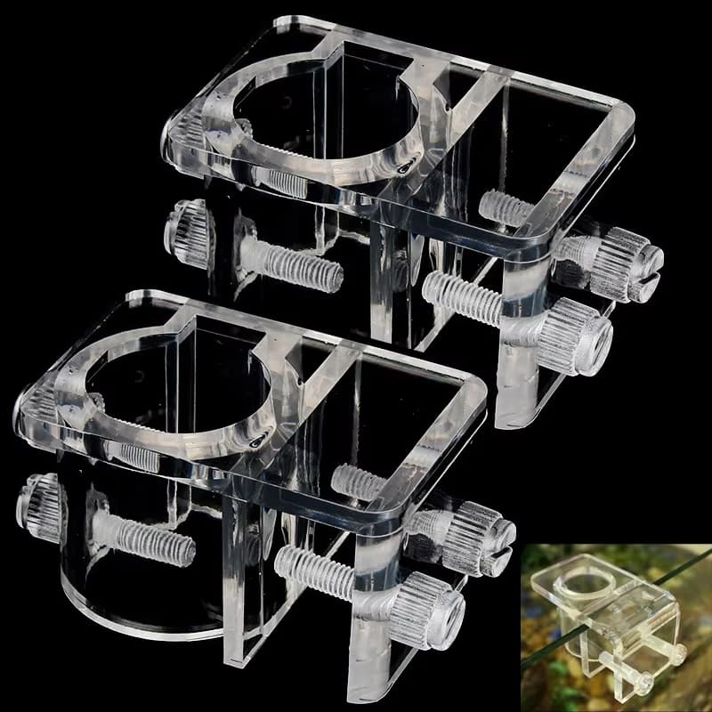 ตัวยึดท่อ Inflow-Outflow Holder ตัวล็อค ขาแขวน อะคริลิค ตัวยึดสายยาง ส่งจากกรุงเทพ รูปที่ 2
