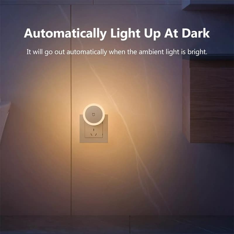 Mijia Plug-In Night Light โคมไฟกลางคืน ไฟกลางคืนเซ็นเซอร์ ประหยัดพลังงาน ไฟสำหรับกลางคืน ไฟติดห้อง รูปที่ 5