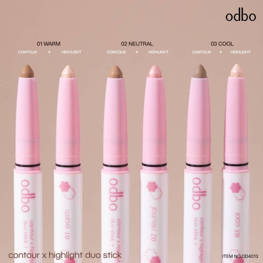 OD4013 odbo Contour x Highlight Duo Stick คอนทัวร์ & ไฮไลท์แบบแท่ง ODBO โอดีบีโอ รูปที่ 2