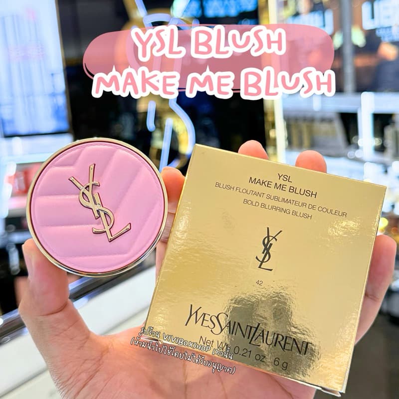 Ysl Make Me Blush Bold Blurring Blush ผลิต2025 ป้ายคิง/ป้ายไทย แท้ รูปที่ 2