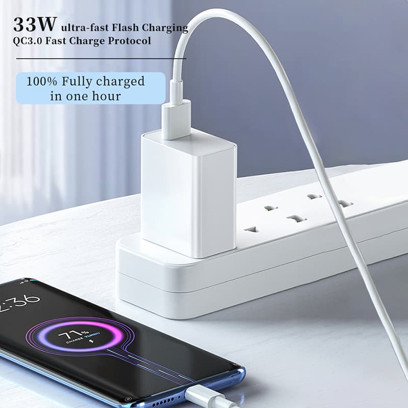 GenesVilla 33W ชุดชาร์จเร็วสุด SUPER VOOC fast charger เหมาะสำหรับ series ทุกรุ่น รูปที่ 6