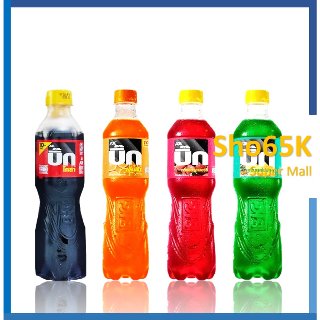 บิ๊กโคล่า Big Cola มี 4 รสชาติ Cola, Strawberry, Mix fruit, Orange ขนาด 360 ML. 12 ขวด รูปที่ 1