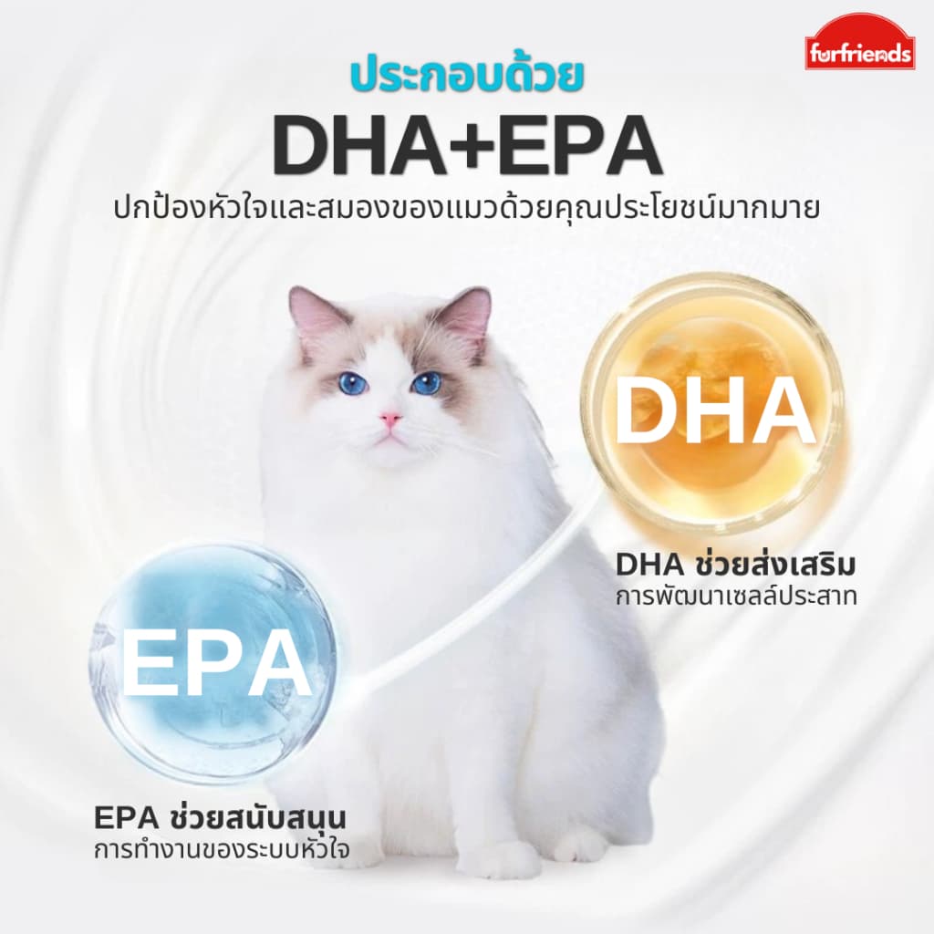 furfriends แซลมอนออยล์ บำรุงขน สุขภาพดี เสริมภูมิให้สัตว์เลี้ยง น้ำมันปลาแซลมอน แท้100% เกรดพรีเมียม น้ำมันปลา fish oil รูปที่ 4