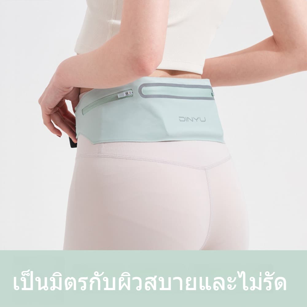 เล่นกีฬา การวิ่ง แบบบางเหมาะสำหรับ กระเป๋าคาดเอว อเนกประสงค์ ใส่โทรศัพท์มือถือ รูปที่ 3