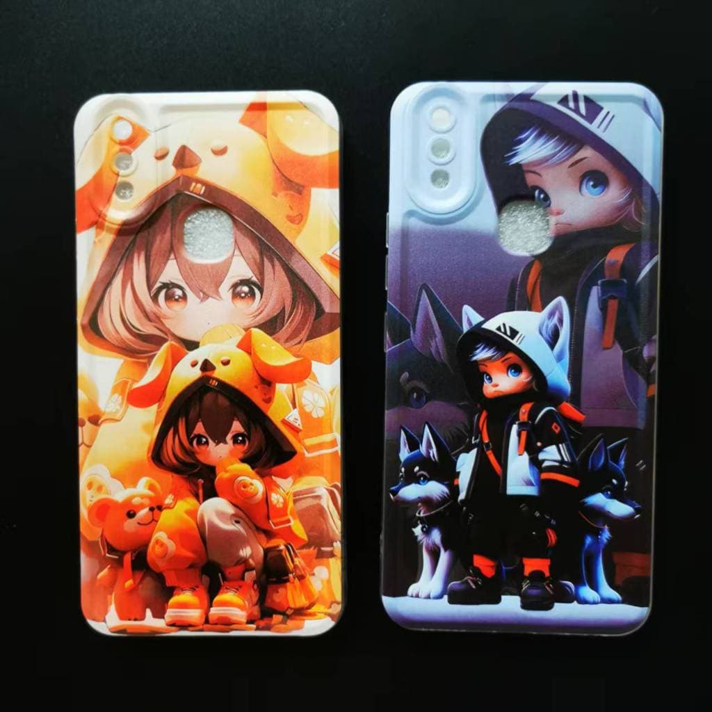เคส สำหรับ vivo V9/Y85 2รุ่นใช้กันได้ เคสลายการ์ตูน น่ารัก เคสโทรศัพท์มือถือ V9 Y85 รูปที่ 3