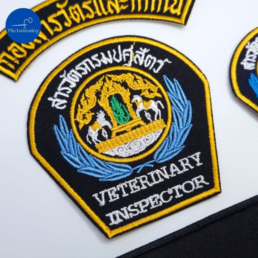 อาร์ม เครื่องหมายผ้า สารวัตรกรมปศุสัตว์ กรมปศุสัตว์ DLD กักกัน มีเซ็ทป้ายติดชุด รูปที่ 4