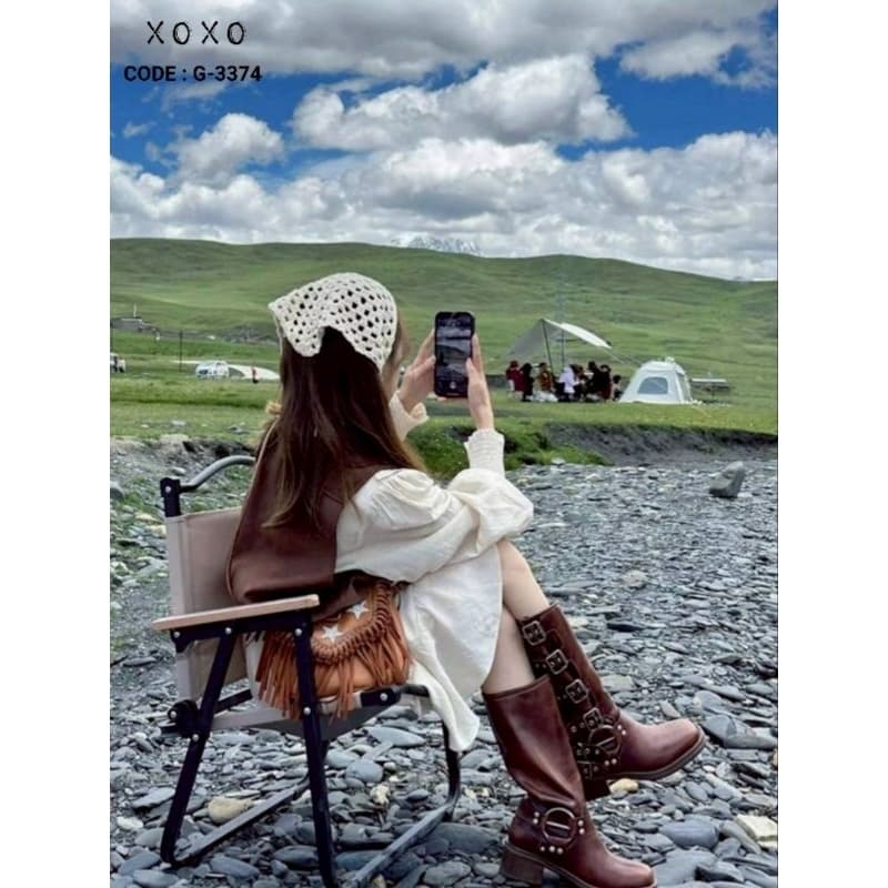 ภายใน 3 ชม. -25%ใช้ ได้ บูท ติดแกรม เกาหลี เข็มขัด 4 เข็มขัด. รูปที่ 3