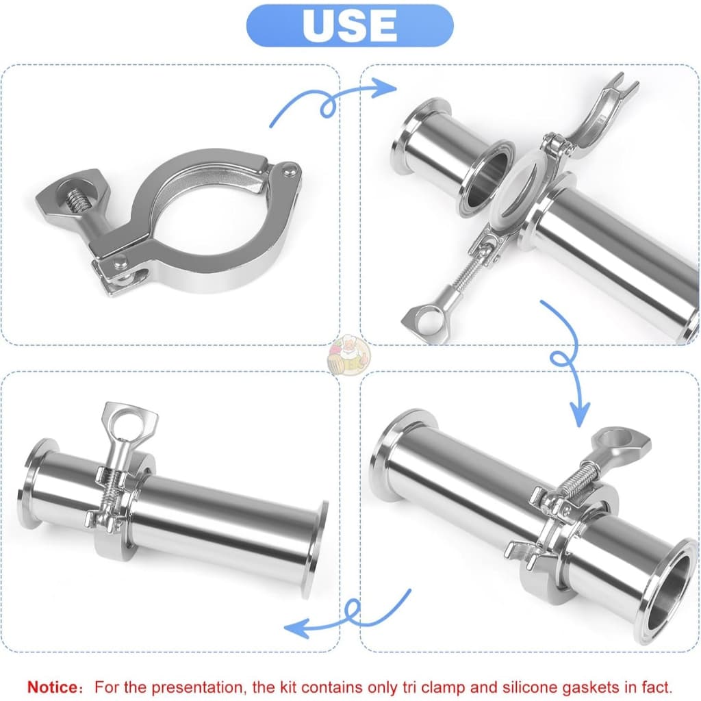 แคล้มป์ เฟอร์รูล Clamp ferrule แคล้มปลดเร็ว รูปที่ 7