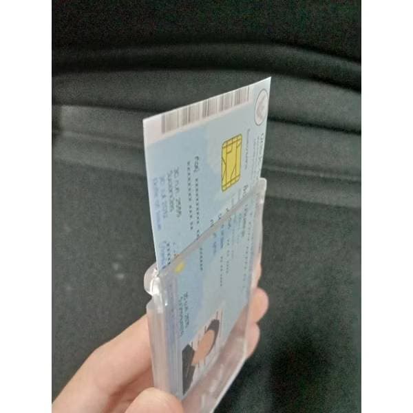 กรอบป้าย อะคริลิคใส ปิดหน้า-หลัง ป้ายชื่อนักเรียน บัตรพนักงาน กรอบใส่บัตร รูปที่ 4
