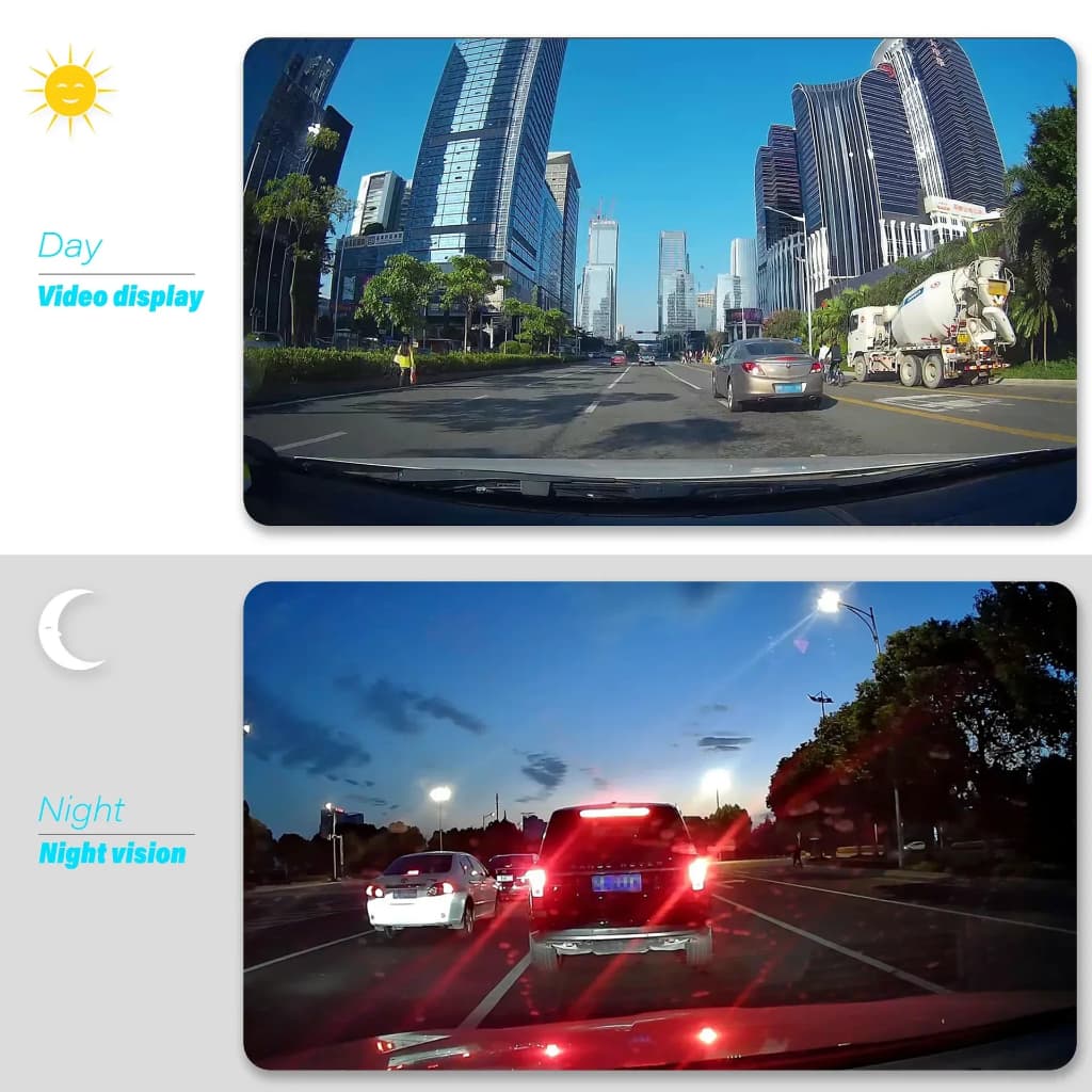 MOVATEK กล้องติดรถยนต์ WiFi Dash CAM 1080p ดูผ่าน App มุมกว้าง 160องศา กล้องันทึกวิดีโอ DVR dashcam รูปที่ 4