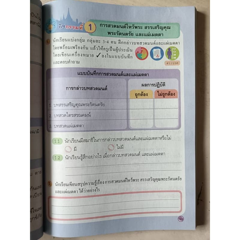 ชุดกิจกรรม สังคมศึกษา ศาสนาและวัฒนธรรม ป.5 #พว. รูปที่ 4