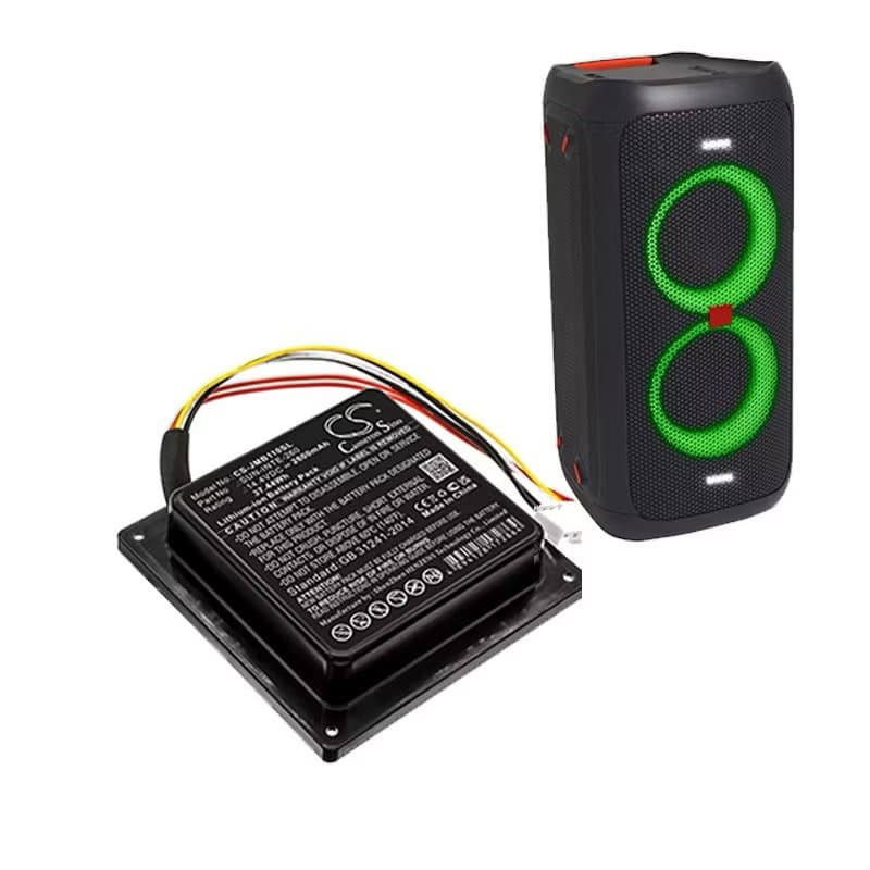 CS ลำโพงแบตเตอรี่สำหรับ JBL PartyBox 100เหมาะกับ SUN-INTE-260 Li-Ion 14.40โวลต์2500มิลลิแอมป์ชั่วโมง/37.44Wh CS-JMB110SL รูปที่ 1