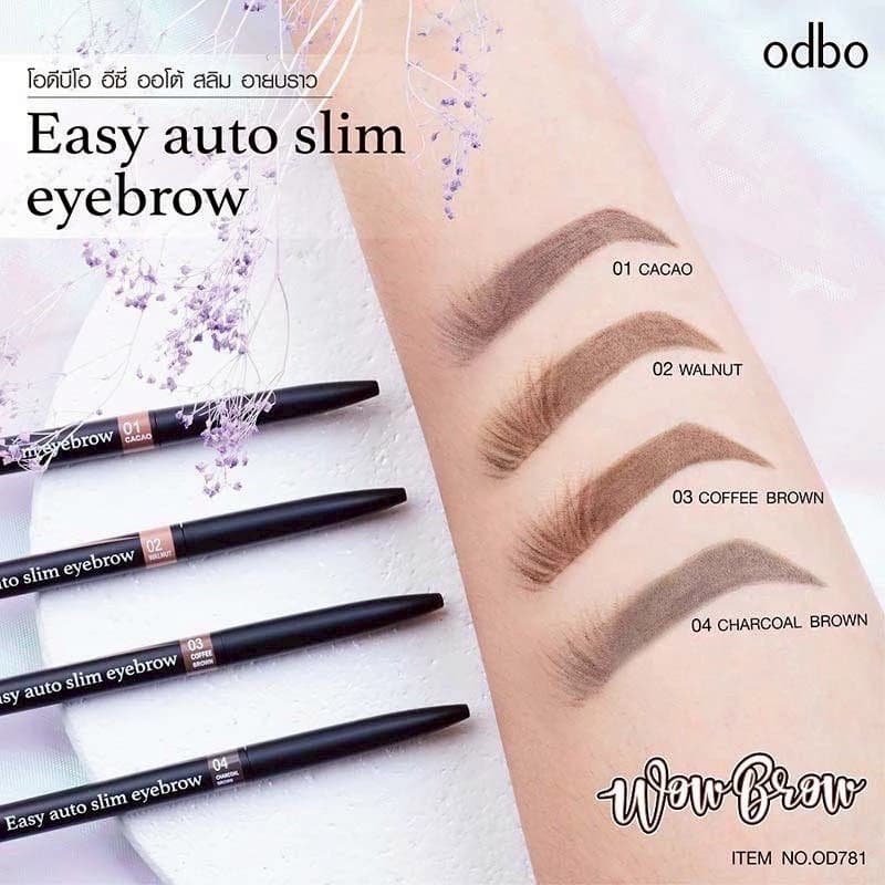 Odbo Easy Auto Slim Eyebrow - โอบีโอ อีซี่ ออโต้ สลิม อายบราว รูปที่ 4