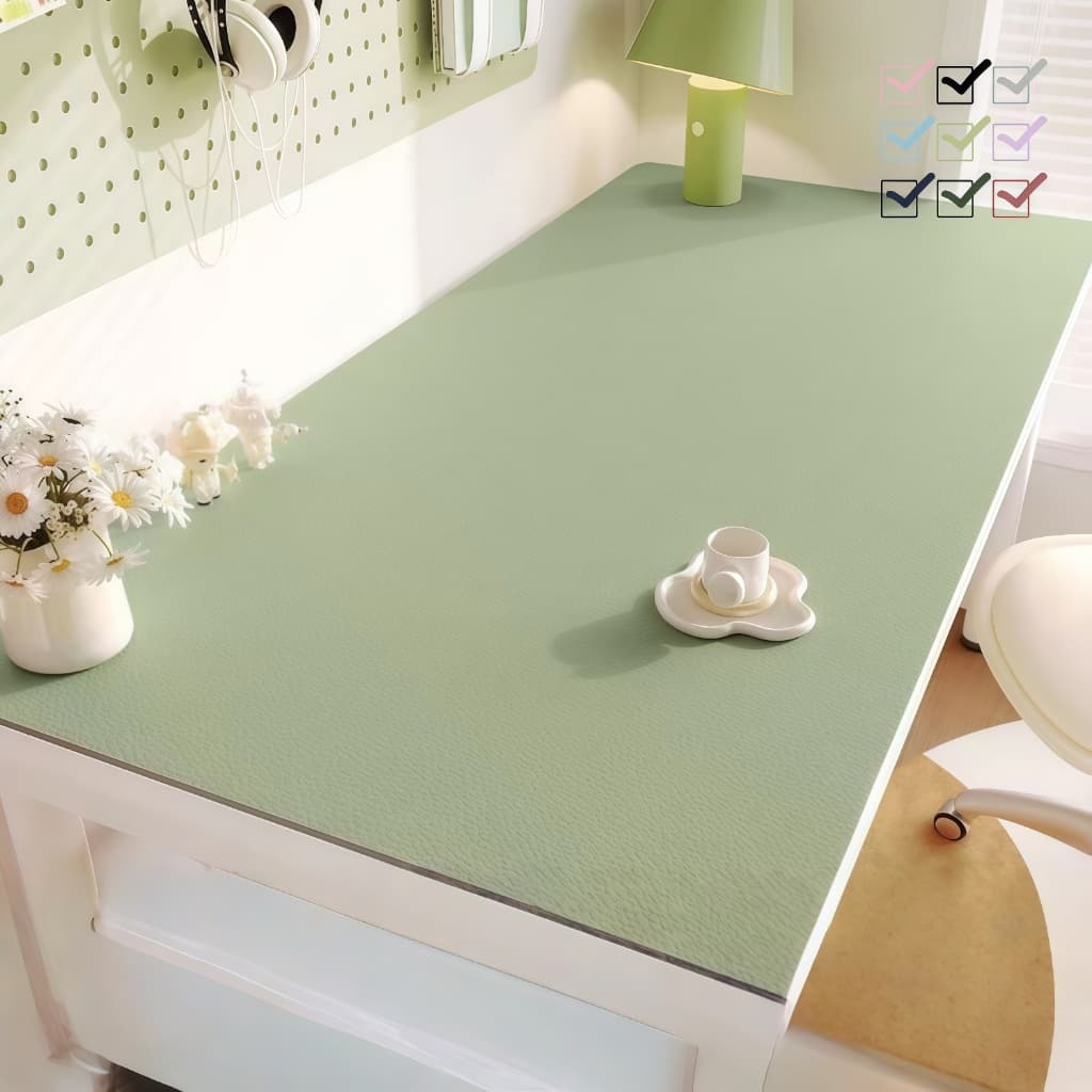 แผ่นรองเมาส์ หนัง desk pad mouse pad gaming PU Leather 30*60 40*80 45*90cm แผ่นปูโต๊ะทํางาน แผ่นรองเขียน แผ่นรองโต๊ะคอม รูปที่ 1