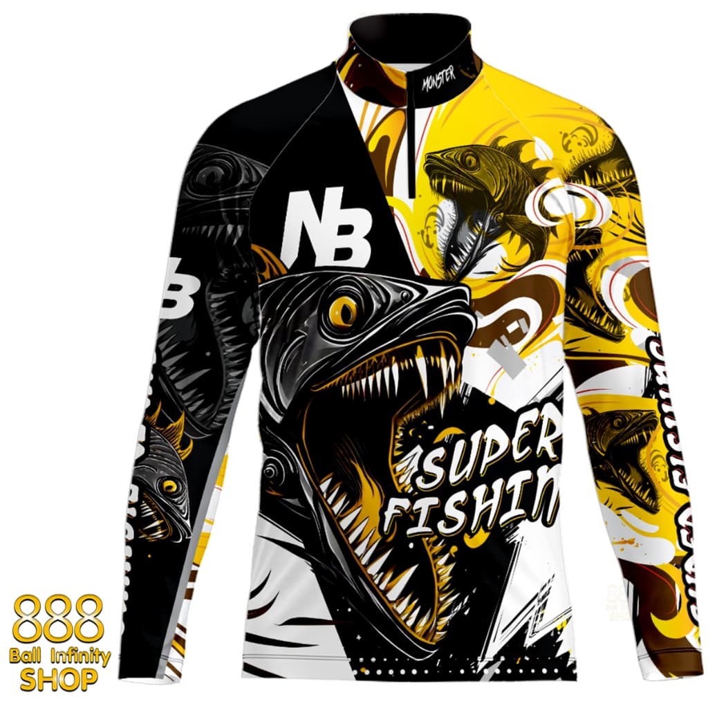 เสื้อตกปลา,ปั่นจักรยาน Set สี 43 SUPER FISHING มีให้เลือก 4 สี ป้องกันแสง UV รูปที่ 5