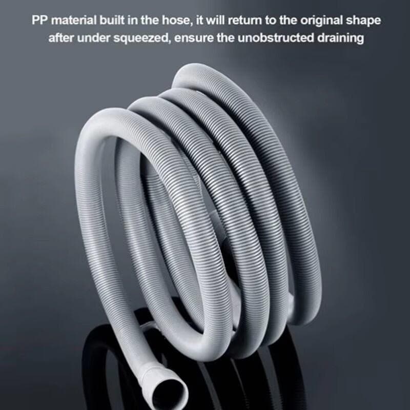ท่อน้ำทิ้ง HP-0403 สายเครื่องซักผ้า ยาว2M/3M/4M สีเทา ใช้กับเครื่องซักผ้า อ่างล้างจาน ซิ้งค์ล้างจาน รูปที่ 3