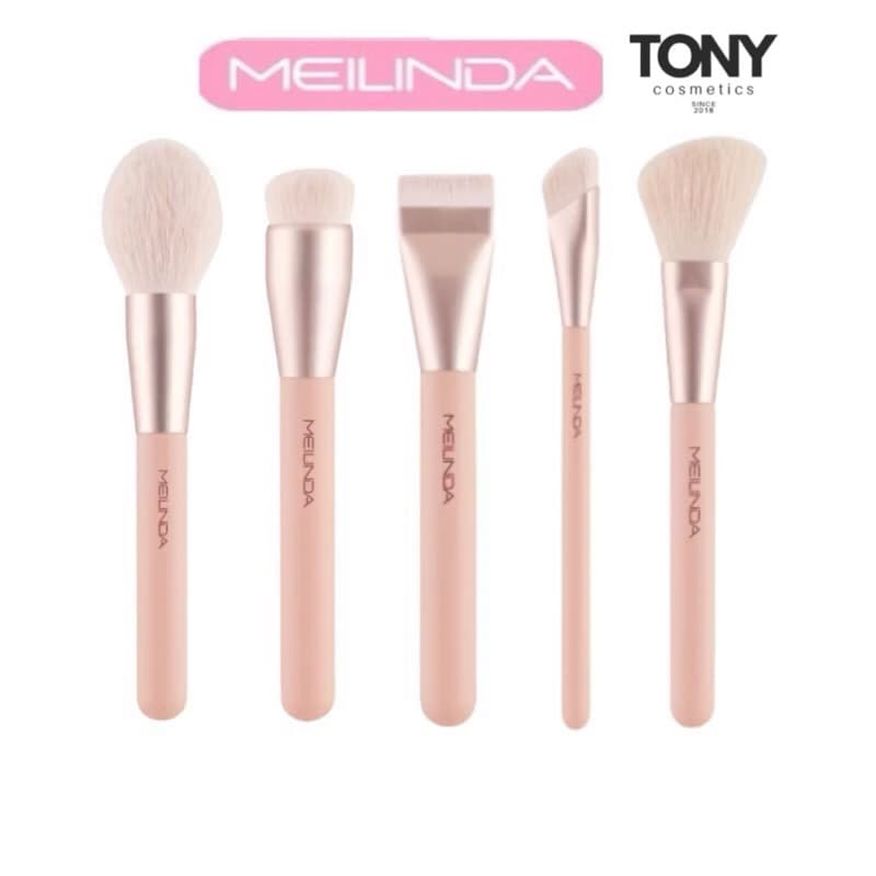 Meilinda Ballerina Basic Brush แปรงแต่งหน้า ขนแปรง นุ่ม ไม่บาดใบหน้า MC4316 รูปที่ 1