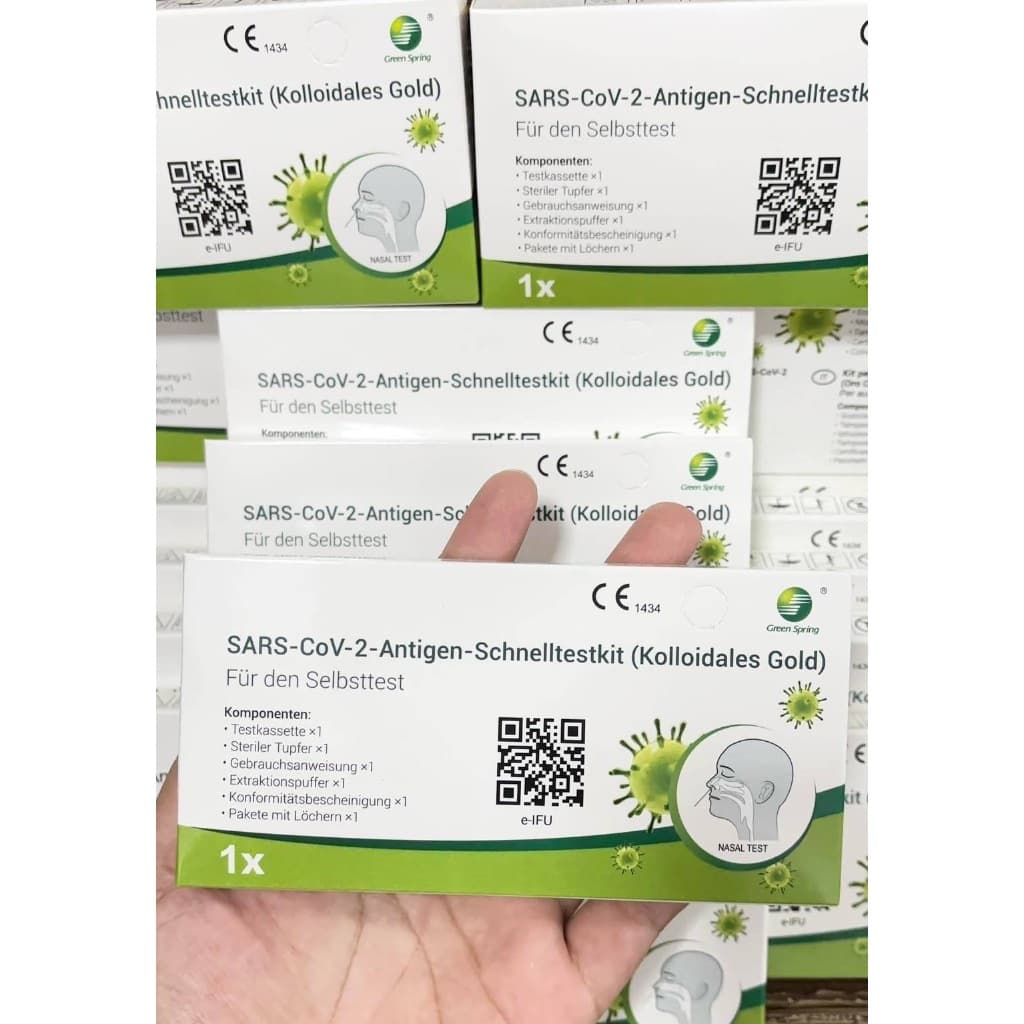 ที่ตรวจATK ยกกล่อง พร้อมจัดส่ง ชุดตรวจATK Green Spring H-GUARD ตรวจน้ำลาย & จมูก Antigen รูปที่ 5