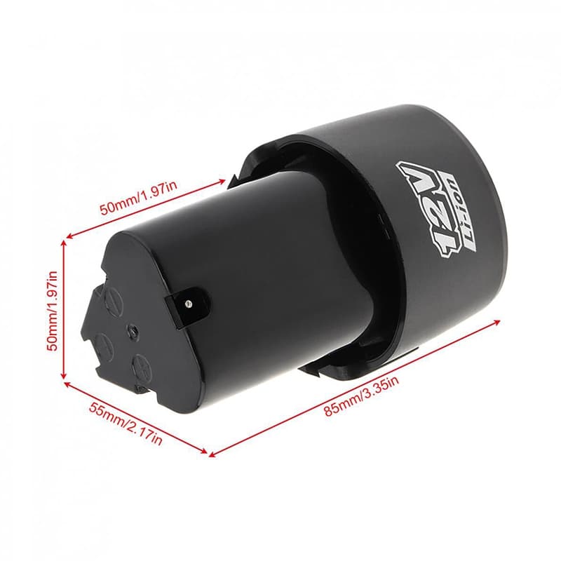 แบต แบตเตอรี่ สว่านไร้สาย สว่าน 12V Lithium-ion Battery แบตลิเธียมไอออน ทรงสามเหลี่ยม แบตเตอรี่ลิเธียมไอออน รูปที่ 8