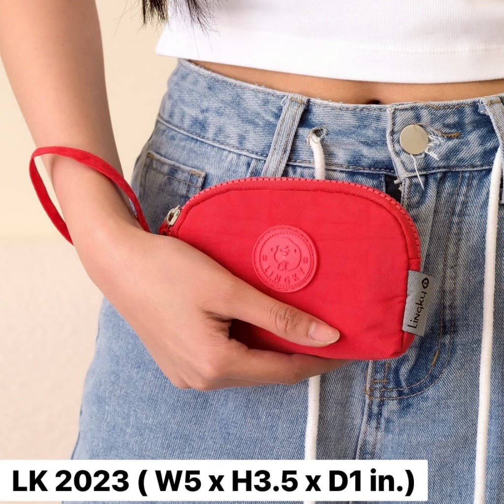 LK-2023 กระเป๋าคล้องมือ ผ้าร่ม ขนาด 5" มีทั้งหมด 2 ซิป+ด้านใน 1 ซิปและมีให้เลือกด้วยกัน 10 สีค่ะ สีสวยๆทุกสีเลยจ้ รูปที่ 6