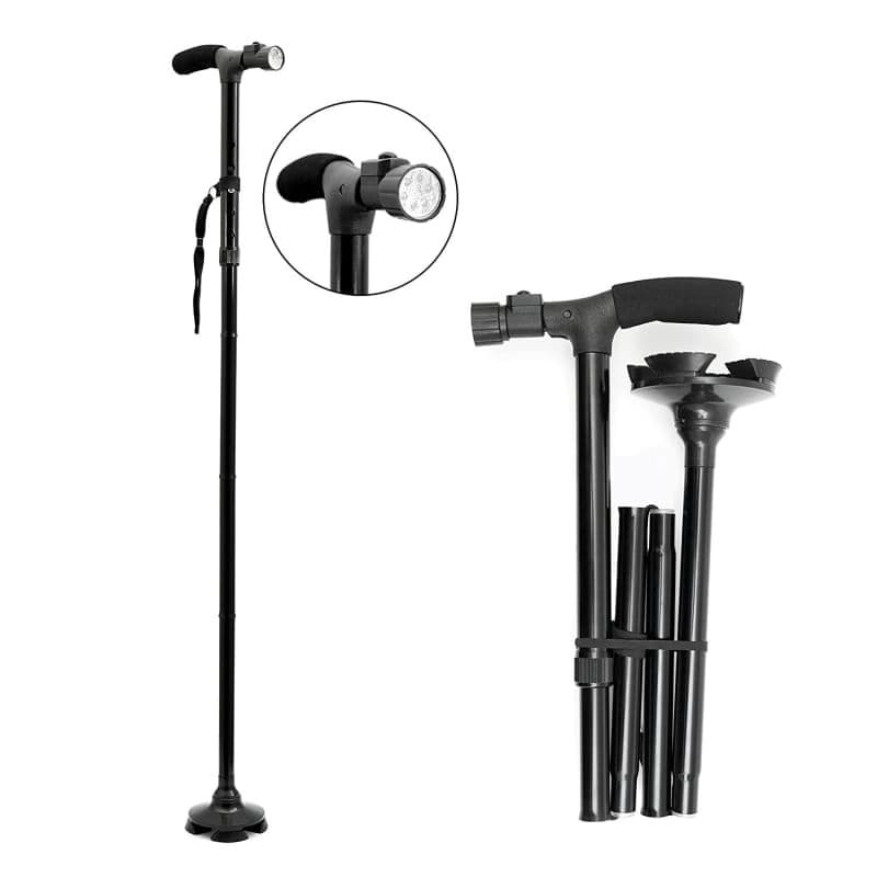 ไม้เท้า Trusty cane พับได้ พร้อมไฟ LED ให้ความสว่าง รูปที่ 5