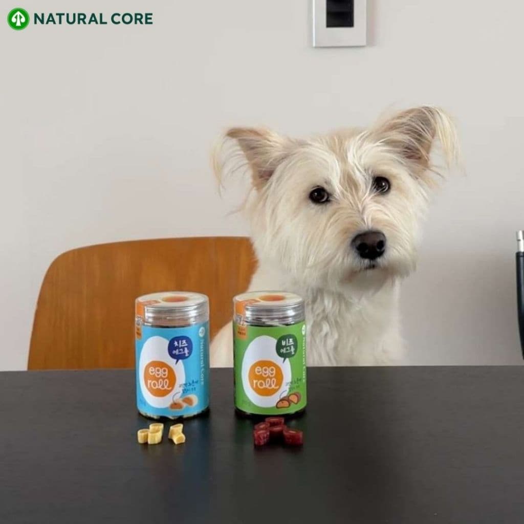 Natural Core Egg Roll ขนมไข่แดงสอดไส้ สำหรับสุนัข นำเข้าจากเกาหลี รูปที่ 6
