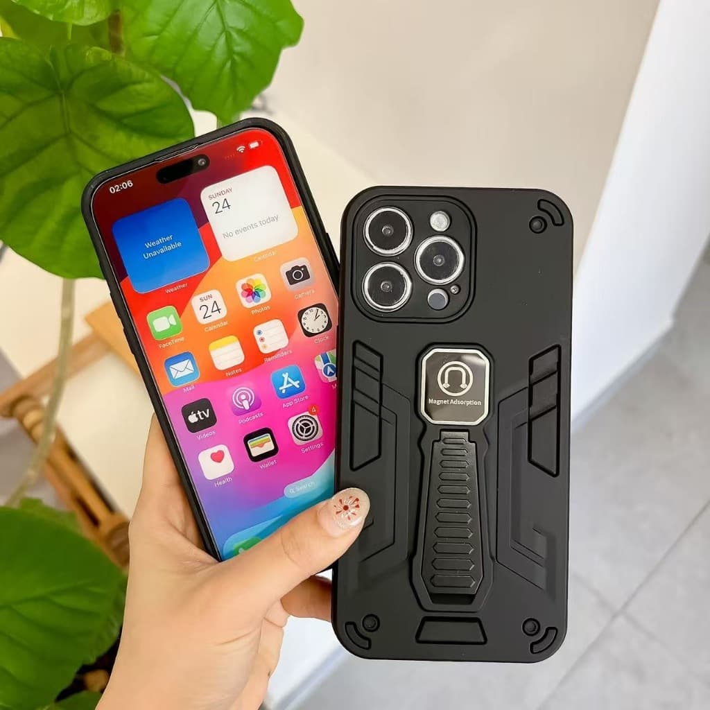 เคส กันกระแทก ขาตั้ง สำหรับ VIVO - Y03 Y03T Y04 Y04S Y05 Y100 Y200 Y300 รูปที่ 5