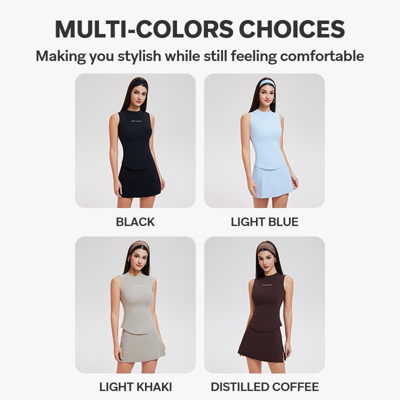 Cosleaf golf dresse ชุดกอล์ฟ&เทนนิส ใส่ออกกำลังกายเล่แบดมินตัน ทรงสลิมฟิตแฟชั่นทันสมัย ผ้านุ่มใส่สบายยืดหยุ่นดี รูปที่ 7