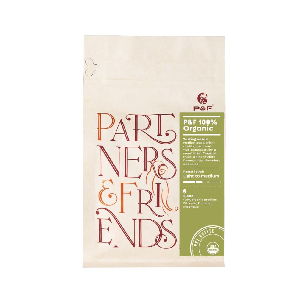 P&F 100% Organic ขนาด 250g เมล็ดกาแฟคั่ว arabica 100% | P&F Coffee พีแอนด์เอฟ คอฟฟี่ รูปที่ 4