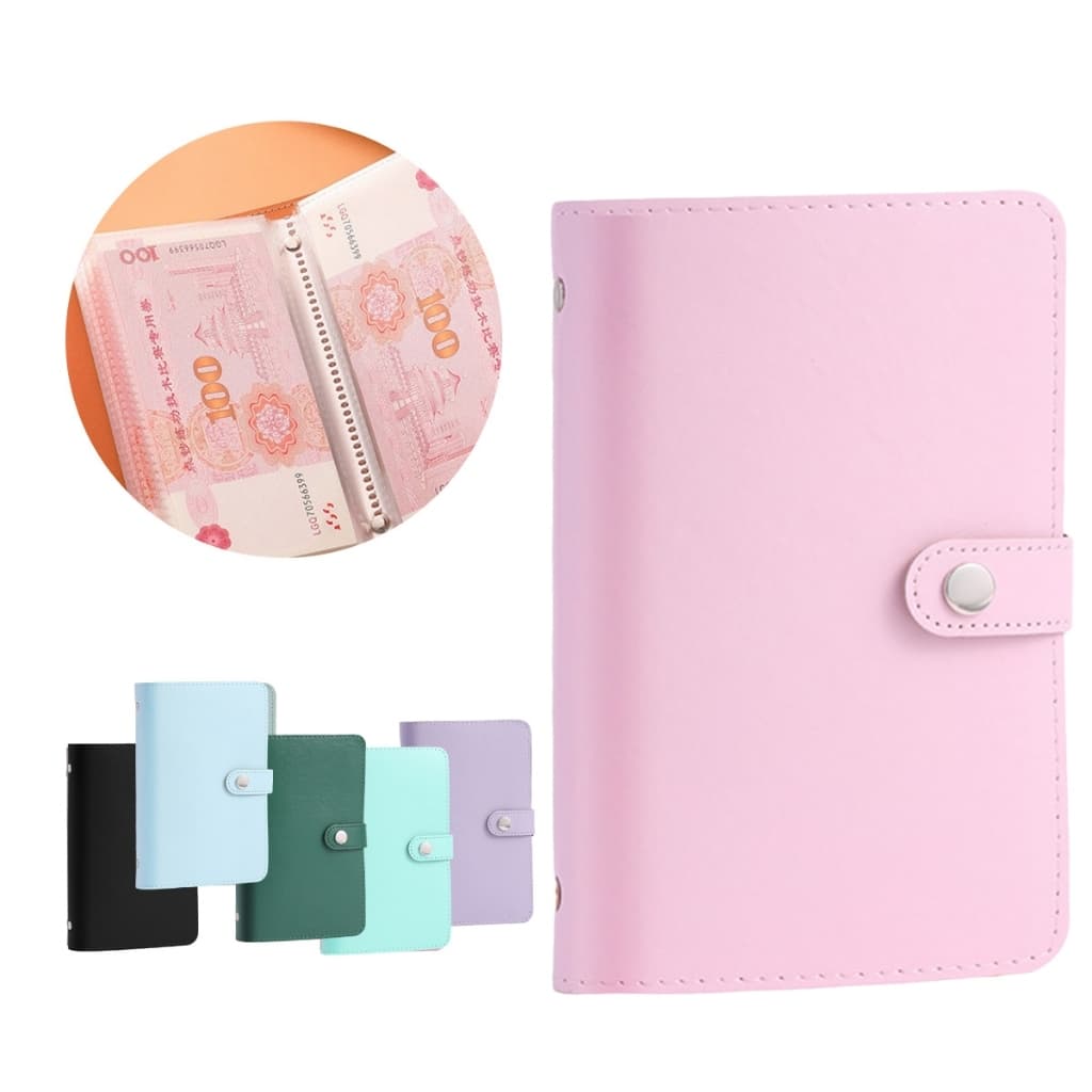 สมุดออมเงิน ใส่ได้ 100 แผ่น สมุดโน๊ตสมุดบัญชี ท้าทายออมเงิน Savings Book สมุดบันทึกการออม ใส่ 1000บาทได้ 12 สี รูปที่ 4