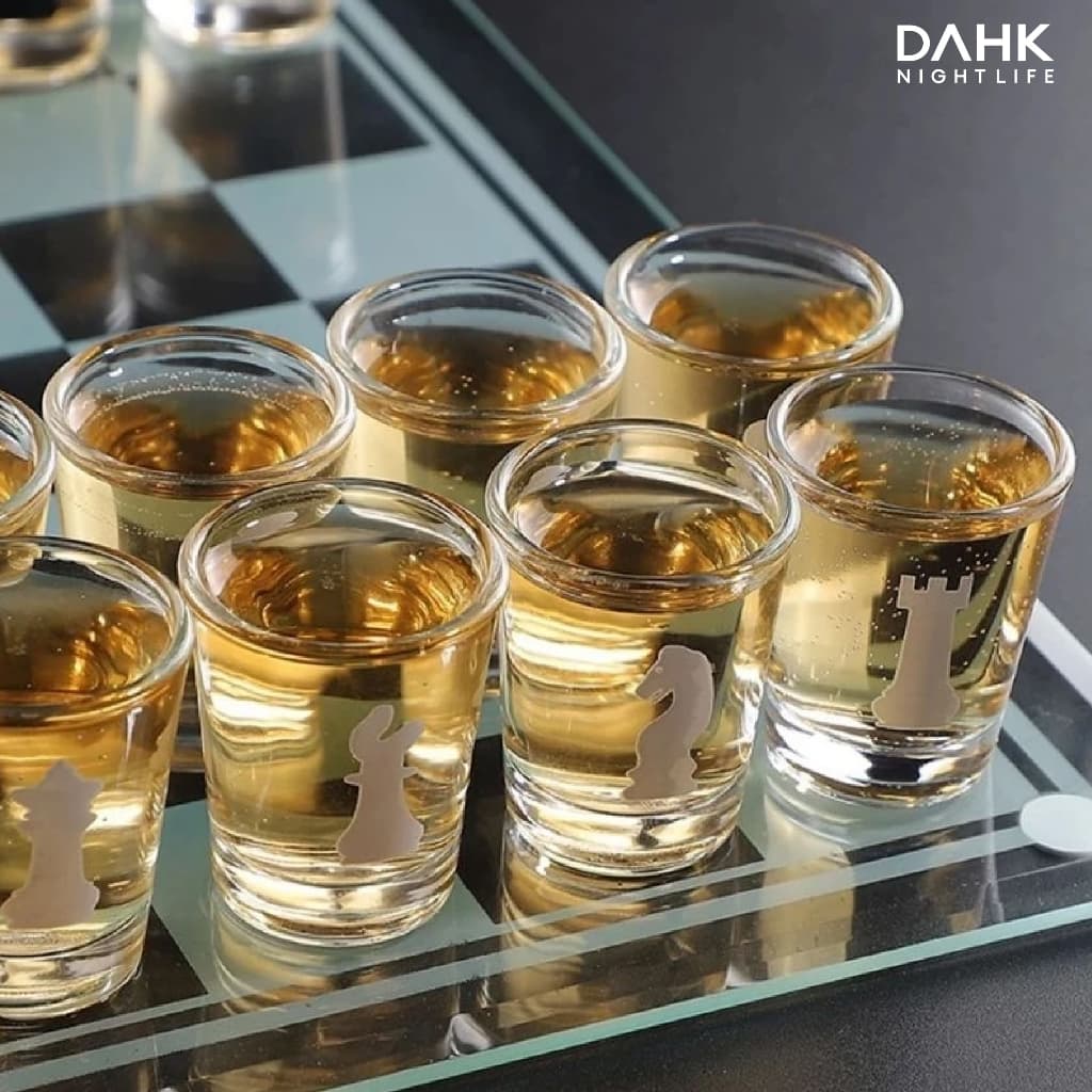 เกมหมากรุกแก้วช็อต Shot Glass Chess DAHK รูปที่ 2