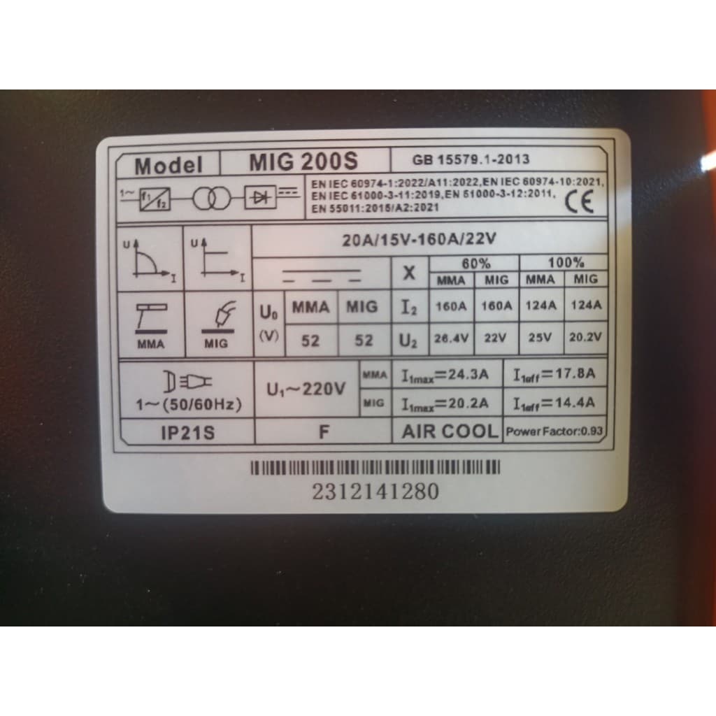 KOVET ตู้เชื่อม MIG200S 3ระบบ MIG160S MIG200CT MIG250 GW-S ใช้ได้ทั้งแก๊สและไม่แก๊ส ชุดขับลวดเป็นเหล็ก รวมช่าง รูปที่ 6