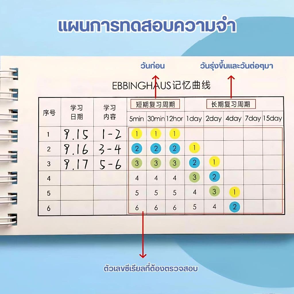 สมุดจดศัพท์ คำศัพท์ สมุดบันทึก สมุดโน๊ต ลายการ์ตูน เปิด/ปิดคำศัพท์ ช่วยให้จำง่ายขึ้น! พกง่าย ท่องศัพท์ ภาษาอังกฤษ รูปที่ 7