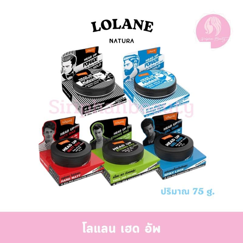 โลแลน Head Up Wax / Head Up Pomade 75 กรัม รูปที่ 1