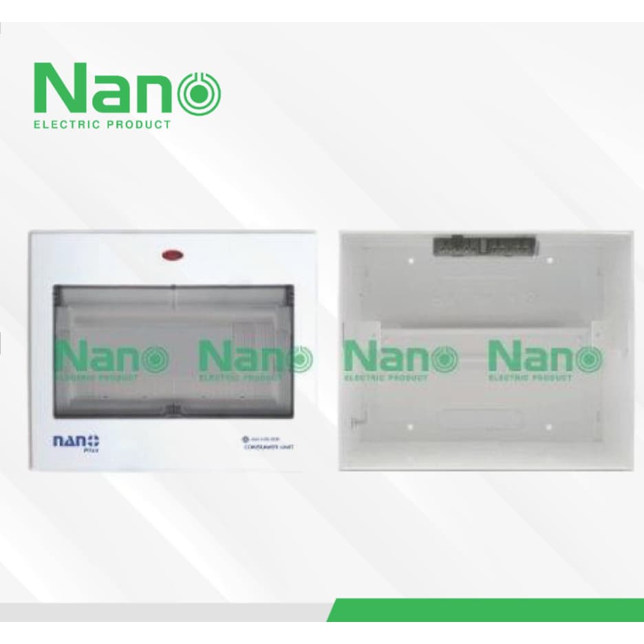 ตู้คอนซูมเมอร์ NANO Plus 11 ช่อง NANO NNP-CM NNP-CR Plus เมนธรรมดา MCB / เมนกันดูด RCBO 340/50/63A คอนซูม รูปที่ 4