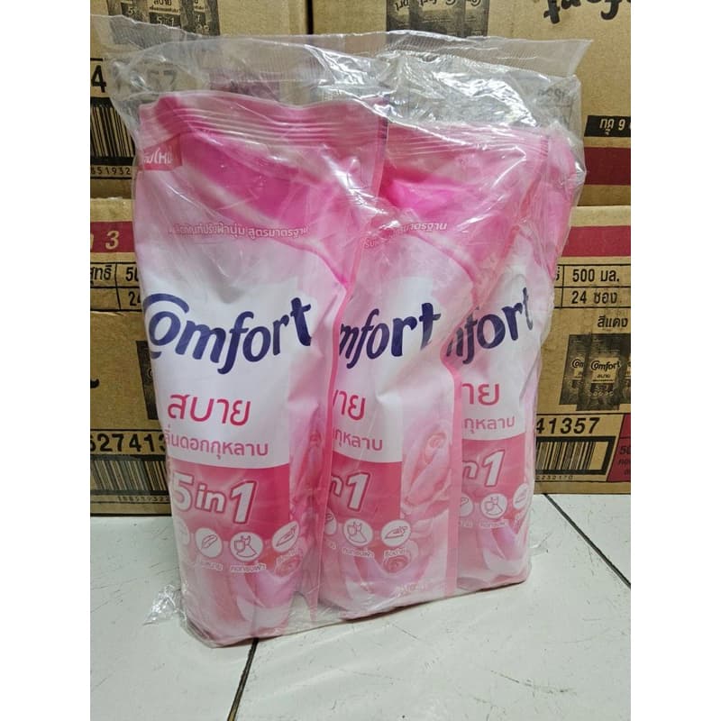 แพ็ค3ถุงน้ำยาปรับผ้านุ่ม Comfort คอมฟอรืท สบาย ล็อตใหม่ รูปที่ 5