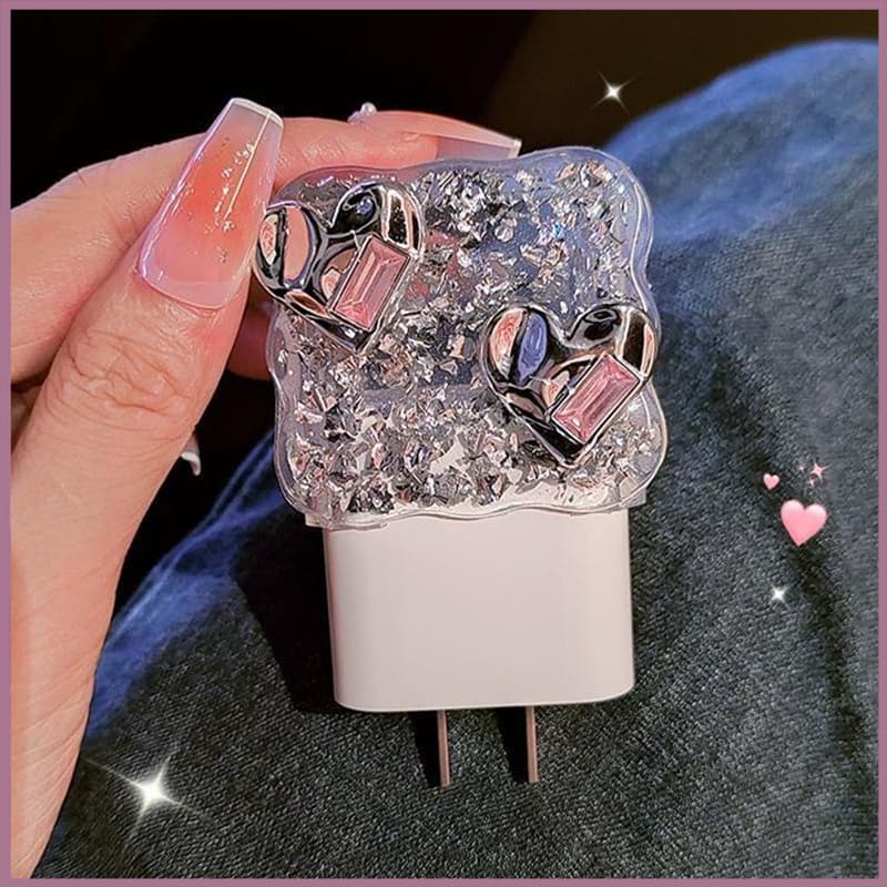 100ลาย+ จากไทย ชุดถนอมสายชาร์จ ชุดเเต่งสาย สำหรับ หัวชาร์จ 18วัต 20วัต เคสอะเเดปเตอร์ Adapter 20w 18w รูปที่ 5