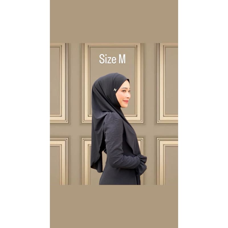 HIJAB สวมสำเร็จ ผ้ายืด ity นางฟ้า รูปที่ 3