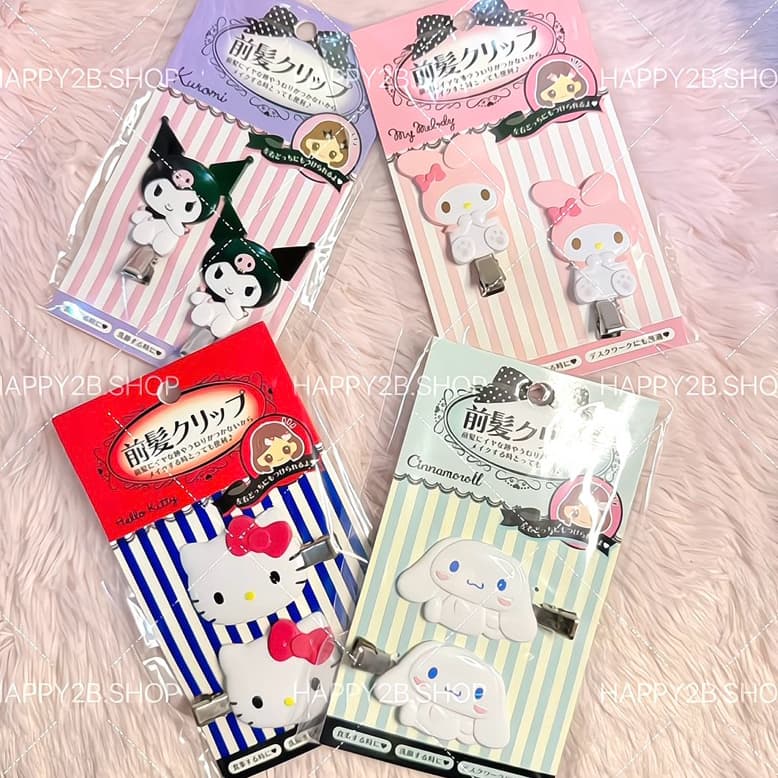 ของเเท้ กิ๊บหนีบผมลายซานริโอ้ ชินจัง Hair clip ลายฮิต ของเเท้หิ้วจากช็อปซานริโอ้ Japan รูปที่ 1