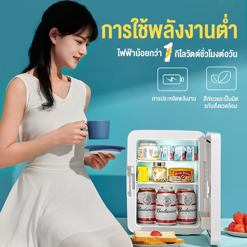 SANDE ตู้เย็นมินิ 10L ใส่ท้ายรถได้ ประหยัดพื้นที่ ประหยัดไฟ พกพาไปได้ทุกที่ คุ้มค่าสมราคา รูปที่ 2