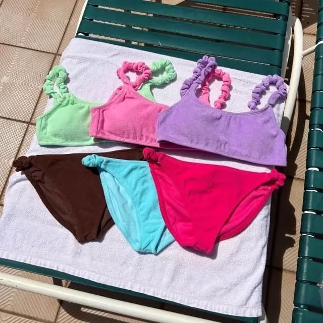 ชุดบิกินี่ ชุดว่ายน้ำผู้หญิง เซ็กซี่ Korean Bikini เซ็ต2ชิ้น ชายหาด#0476 รูปที่ 7