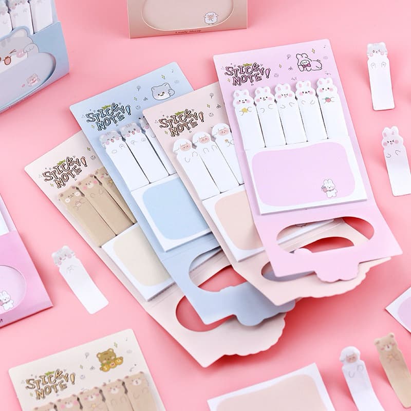 Sticky Note Index รูปสัตว์ แบบกระดาษ มี 2 ขนาด จำนวน 120 ชิ้น มีกาวด้านหลัง รูปที่ 5
