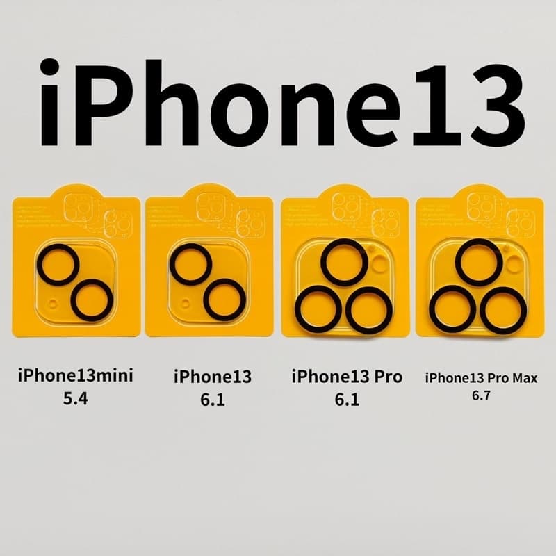 ฟิล์มกระจกเลนส์กล้องสำหรับ สำหรั สำหรับ iPhone 16 Pro Max/15/Plus 14 13 Pro 13 12 11 12mini นิรภัย ใส ฟิล์มกันรอยกล้อ รูปที่ 6