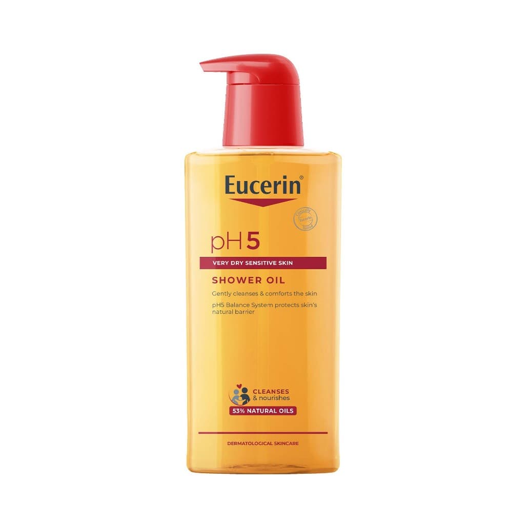 Eucerin pH5 VERY DRY SENSITIVE SKIN SHOWER OIL 400 ML ออยล์อาบน้ำผสมน้ำมัน สำหรับผิวแห้งมาก บอบบางแพ้ง่าย รูปที่ 2