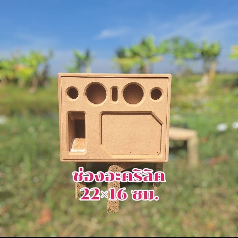 ตู้บลูทูธDiy6.5นิ้ว งานดิบ หน้าใส่อะคริลิคได้ เสียงดี พ็อตโค้ง เบสนุ่ม รูปที่ 3
