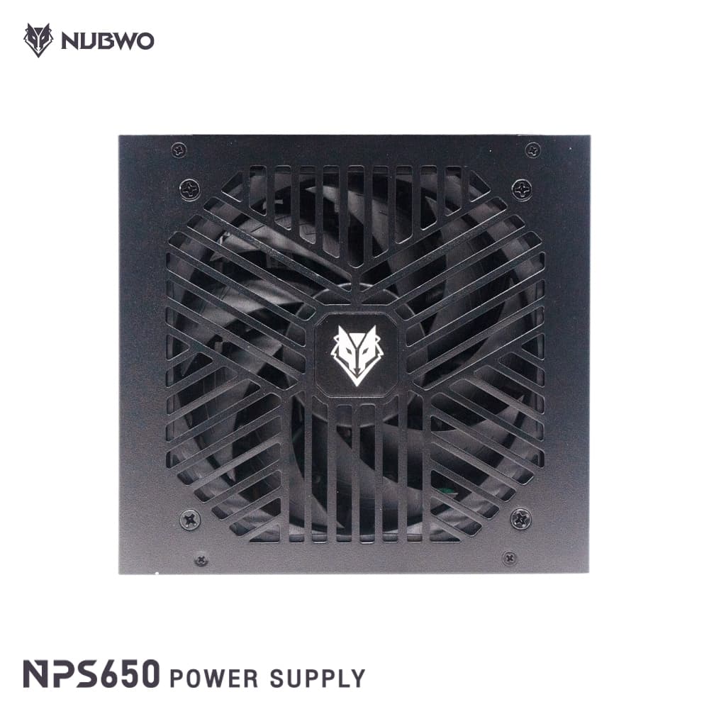 POWER SUPPLY NUBWO NPS650 650W คุณภาพดี มีสีขาวและดำ รูปที่ 7